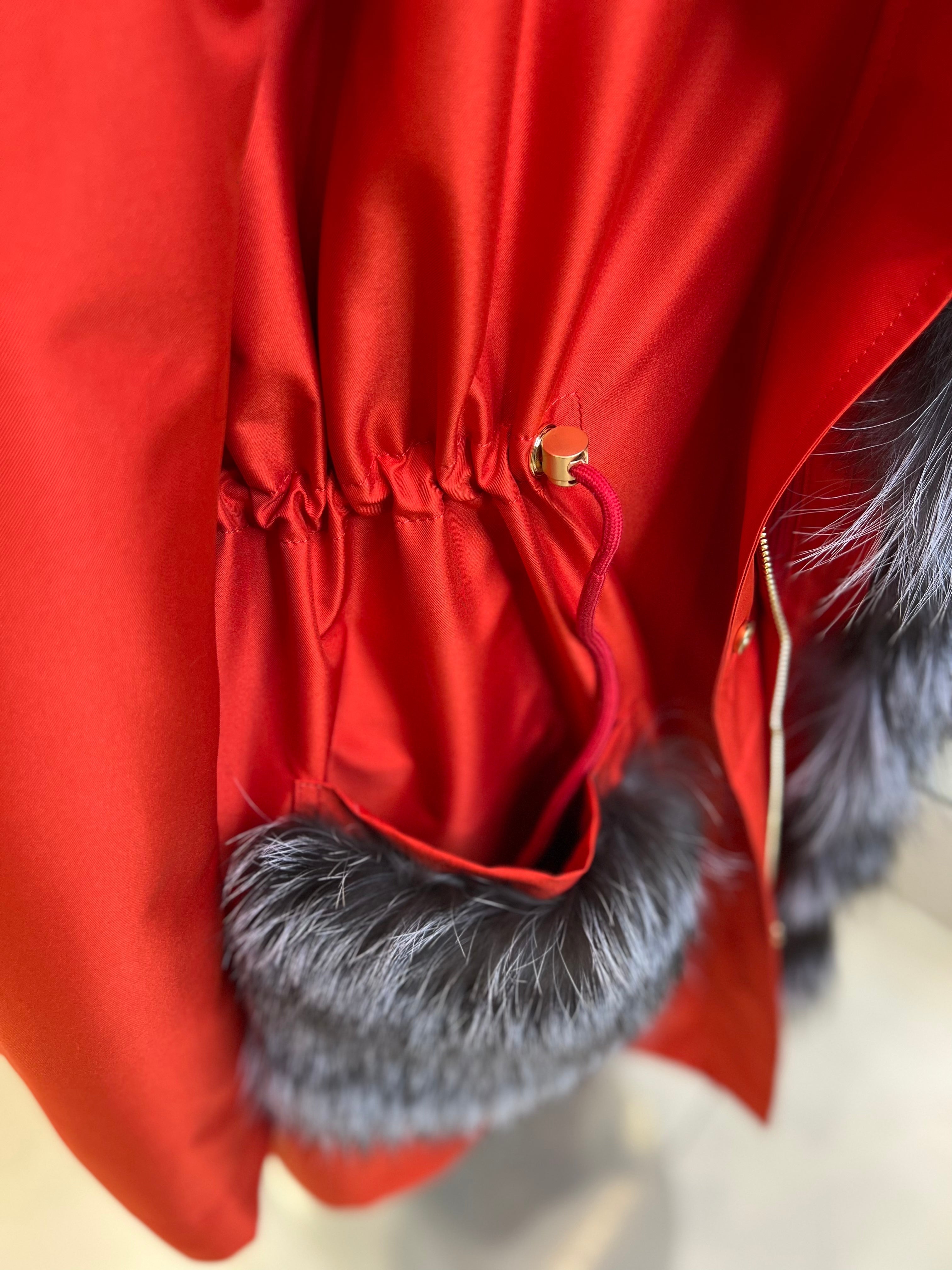 Genuine Silver Fox Fur Rabbit Fur Insulated Parka Alaska® Outerwear Company