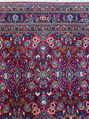 Persian Mashhad I Fine Allover Rug Wool 7 x 10 Rugistan