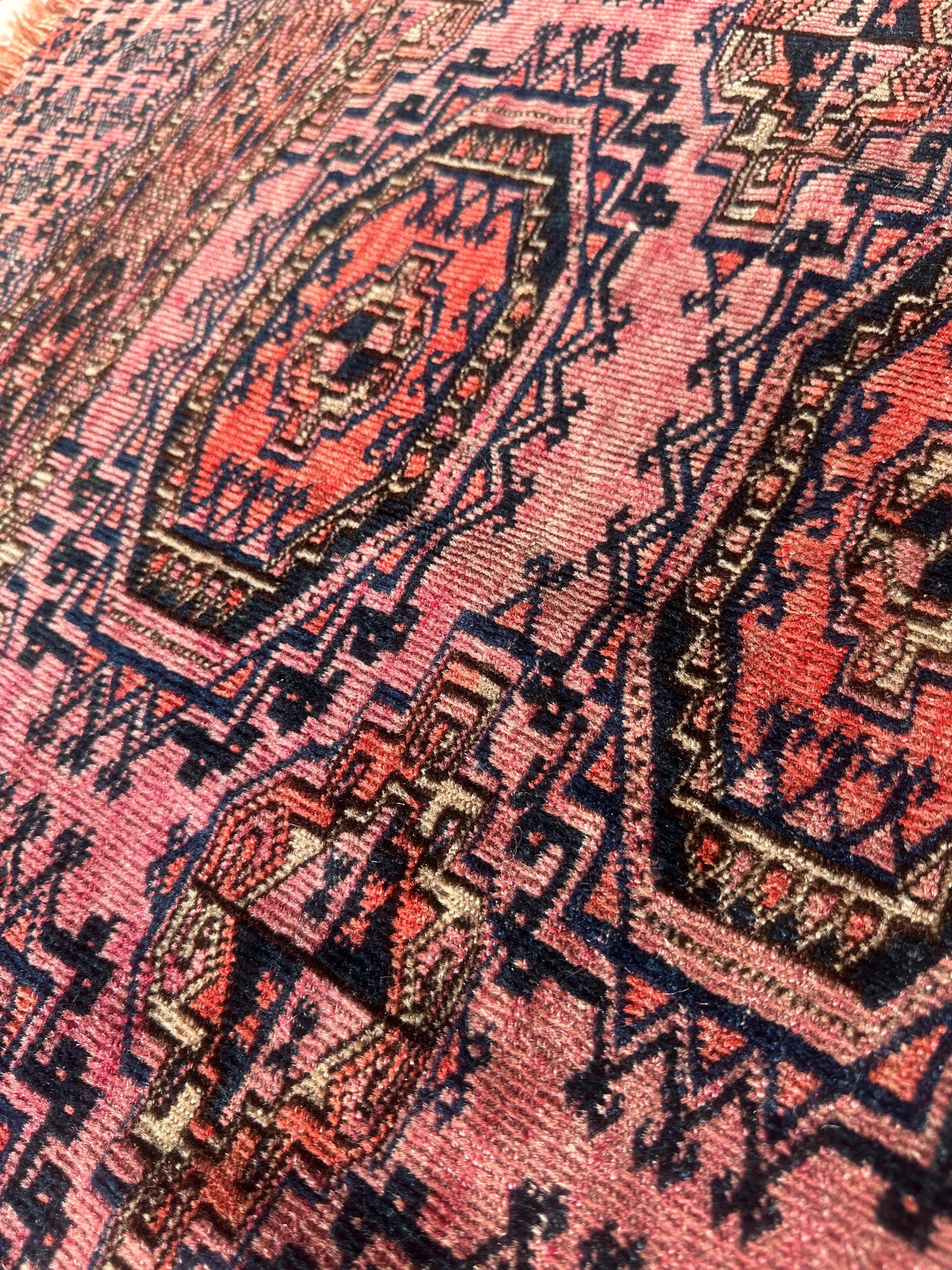 Saryk Turkmen Trapping Torba – 53″ x 25″ Rugistan