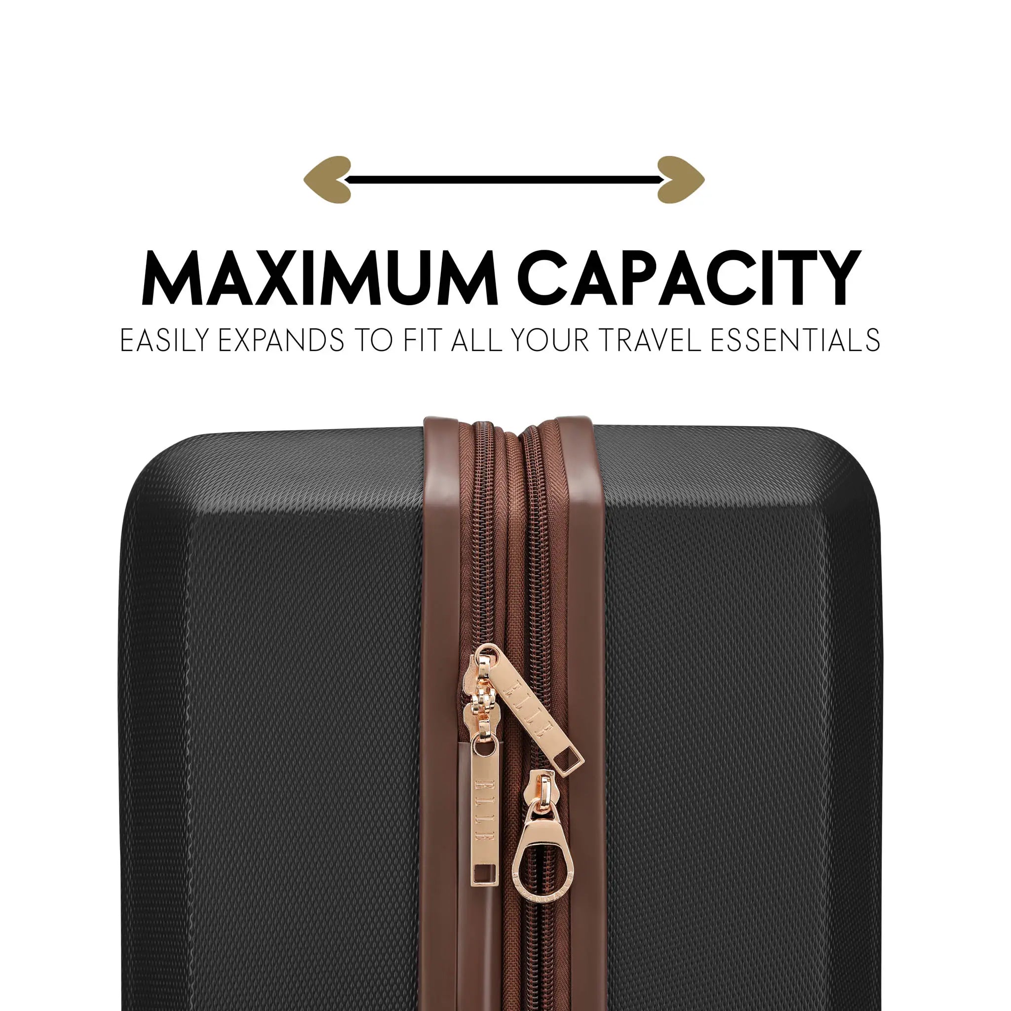 Luxe Journey 5 Piece Luggage Set ELLE Travel | USA