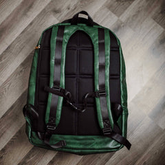Emerald Green Leather Commuter Bag (XL Design)
