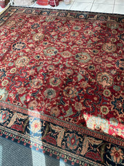 Karastan Samovar Teawash Wool Rug – 8’8” x 12’ – Vintage Elegance, Excellent Condition Rugistan