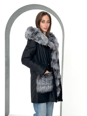 Genuine Silver Fox Fur Rabbit Fur Insulated Parka Alaska® Outerwear Company