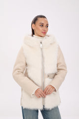 ⇆ Reversible Hooded Wool Blend Jacket Alaska® Outerwear Company