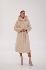 Faux Mink Effect Fur Hooded Coat Alaska® Outerwear Company