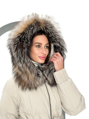 Alice Genuine Silver Fox Down Fill Coat Alaska® Outerwear Company
