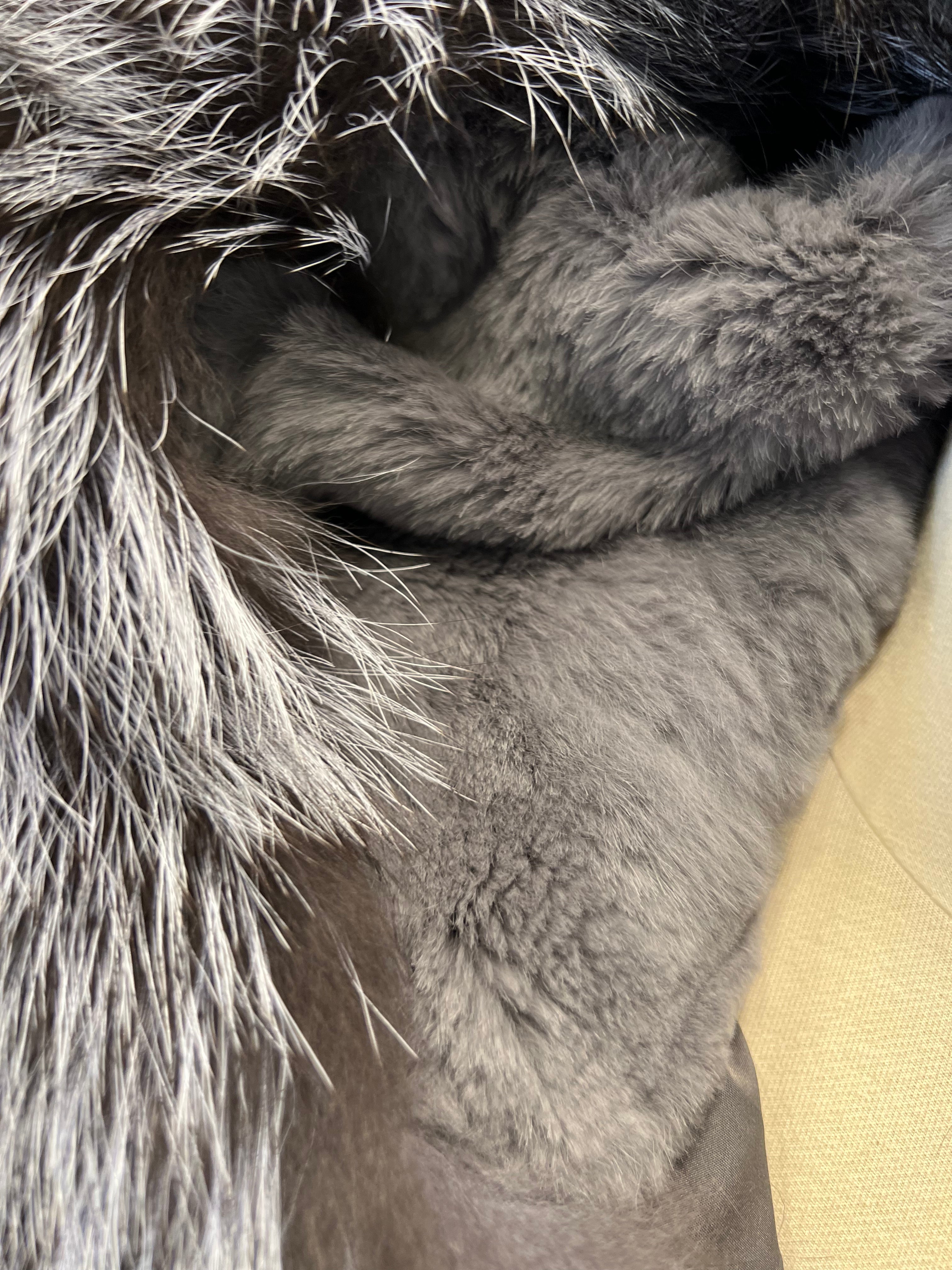 Genuine Silver Fox Fur Rabbit Fur Insulated Parka Alaska® Outerwear Company