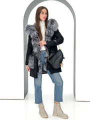 Genuine Silver Fox Fur Rabbit Fur Insulated Parka Alaska® Outerwear Company