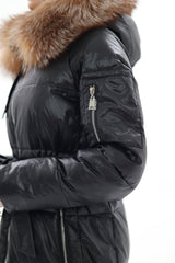 Genuine Silver Fox Fur Alternative Down Fill Coat Alaska® Outerwear Company