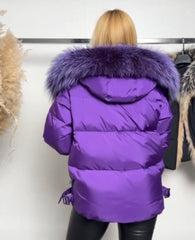 Genuine Silver Fox Fur Down Fill Parka Alaska® Outerwear Company