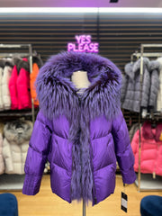 Genuine Silver Fox Fur Down Fill Parka Alaska® Outerwear Company