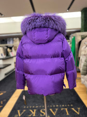 Genuine Silver Fox Fur Down Fill Parka Alaska® Outerwear Company