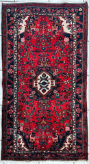 Hand-knotted Persian Hamadan wool Rug 3’8” x 6’4” Rugistan
