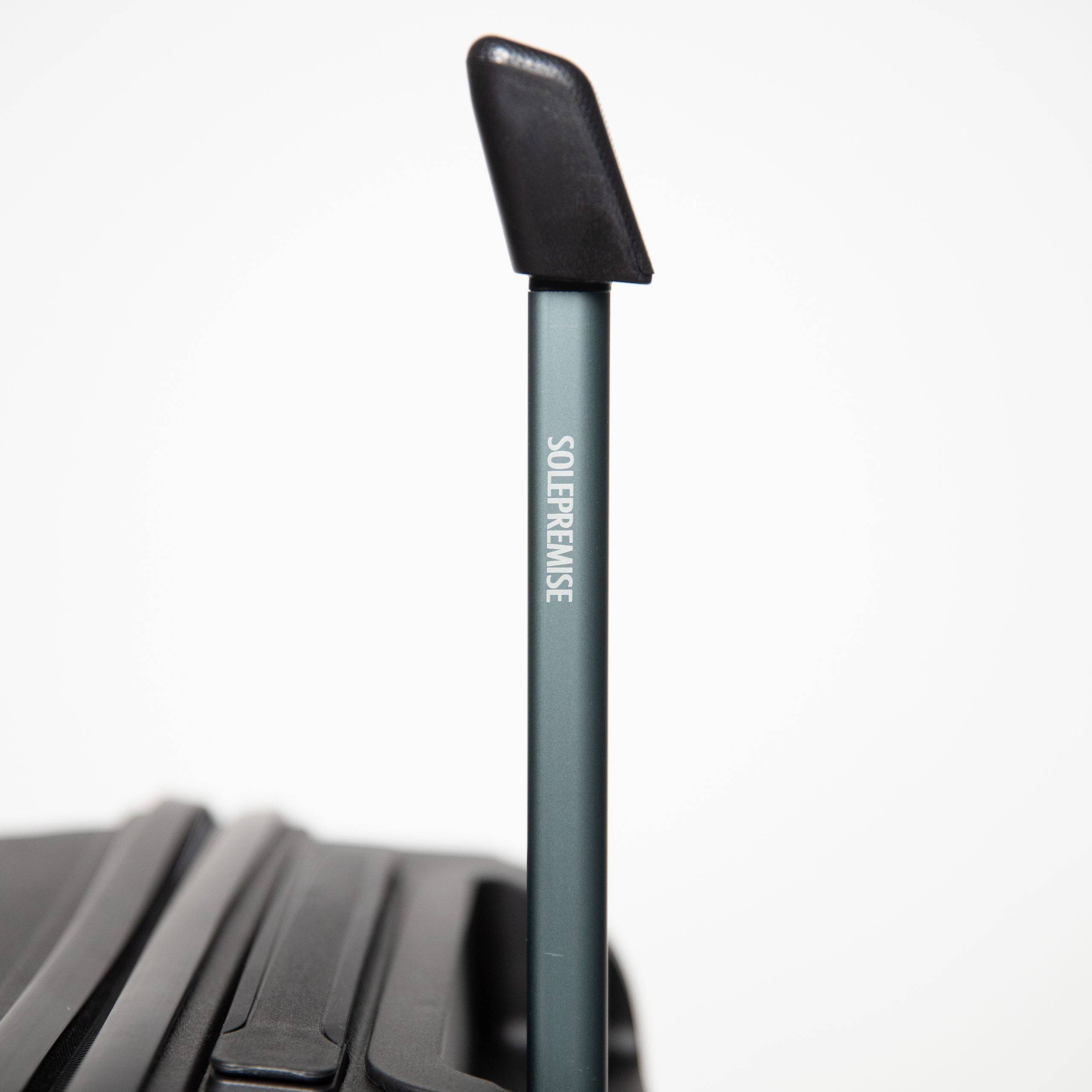 20-inch Black Carry-On Hardcase Roller Luggage with 360° Wheels Sole Premise