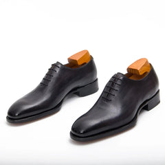 Seamless Goodyear Mens Coffee Oxford Dress Shoes Lron Gray