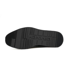 Green & Brown Brogues with Thick Heel