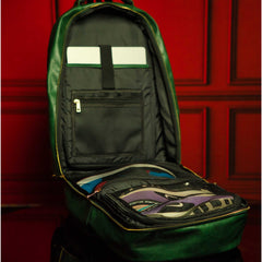 Emerald Green Leather Commuter Bag (XL Design) Sole Premise