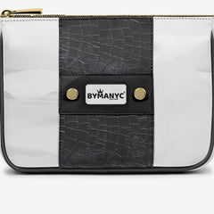 Handbag BYMANYC ® New York – Couture Vegan Vertical Band in Midnight Gold