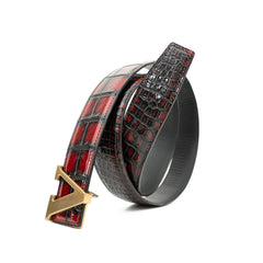 Handcrafted Alligator Leather Belts DVG163