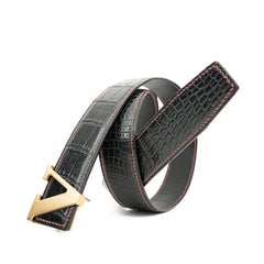 Handcrafted Alligator Leather Belts DVG172