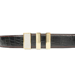 Handcrafted Alligator Leather Belts DVG45