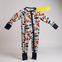 Camo fish bamboo zippy Keep the Littles Wild