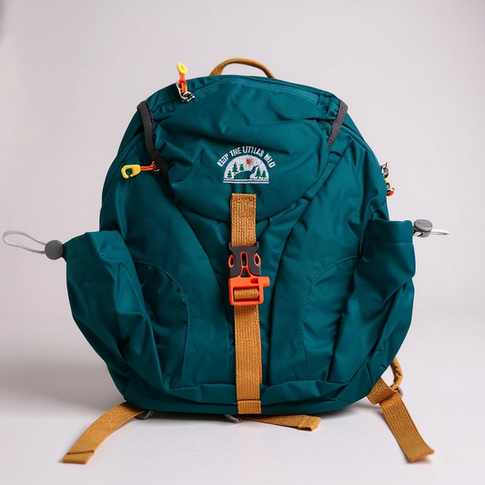 Kid’s (Ages 2 to 7) Teal Hiking Pack - Water Bladder System Backpack for Young Hikers Keep the Littles Wild