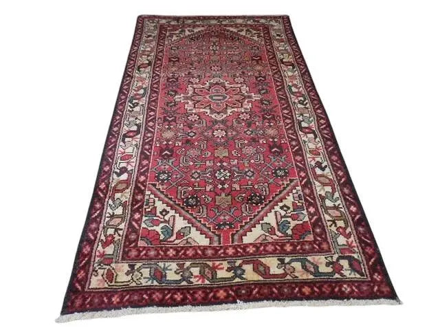 Vintage Persian Hamadan Rug 3’7” x 6’8” Rugistan