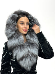 Genuine Silver Fox Fur Down Fill Coat Alaska® Outerwear Company