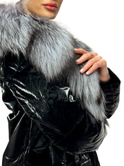 Genuine Silver Fox Fur Down Fill Coat Alaska® Outerwear Company