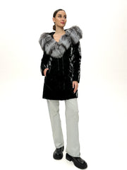 Genuine Silver Fox Fur Down Fill Coat Alaska® Outerwear Company