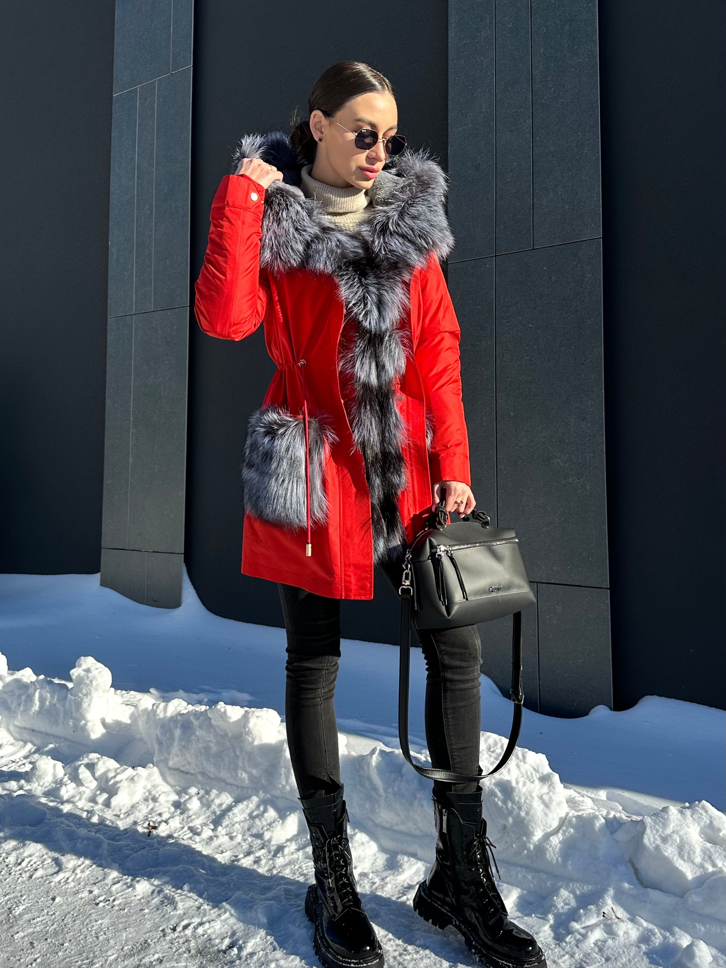 Genuine Silver Fox Fur Rabbit Fur Insulated Parka Alaska® Outerwear Company