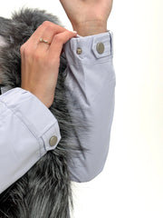 Genuine Silver Fox Fur Trim Rabbit Fur Insulated Parka Alaska® Outerwear Company