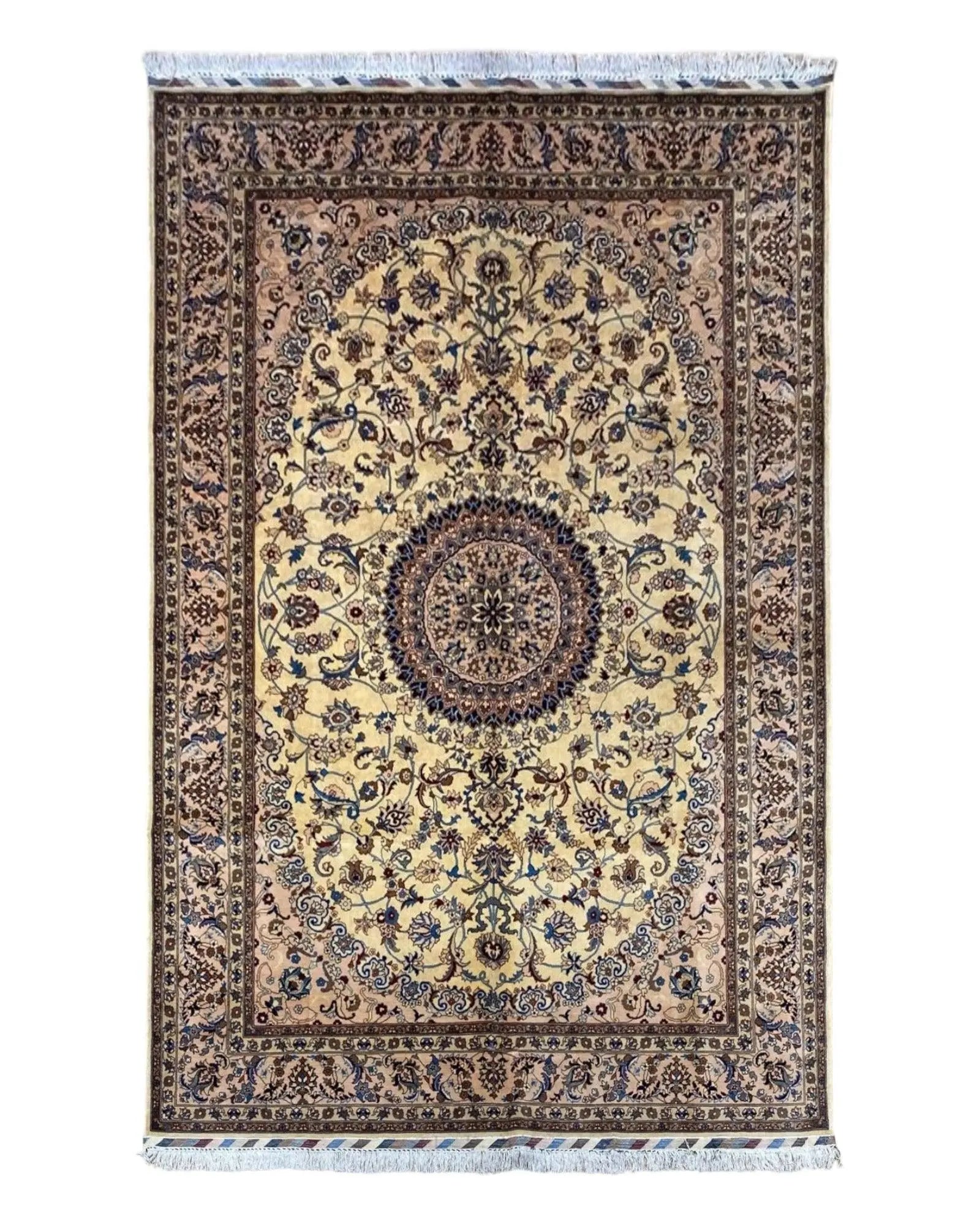 Afghani Nain Belgium 1st Grade Wool High End 7x10 Rugistan