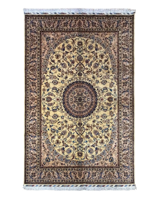 Afghani Nain Belgium 1st Grade Wool High End 7x10 Rugistan