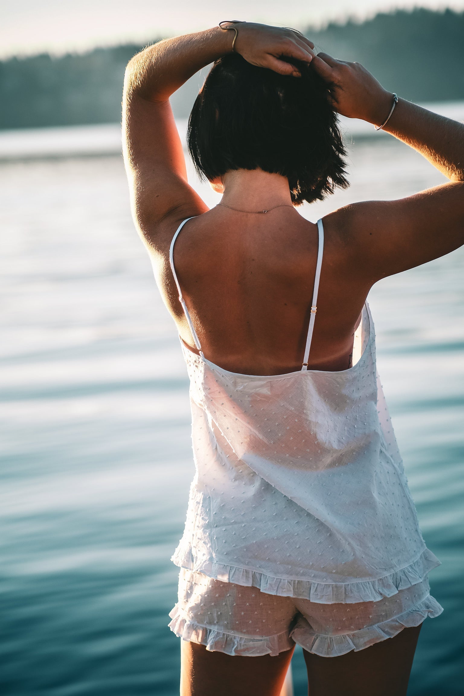 Swiss Dot Camisole and Shorties Salua Lingerie