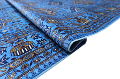 Hand-Knotted Afghani Zerkhaki Wool Rug – 6’7″ x 9’3″ Rugistan