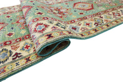 Hand-Knotted Afghani Kazak Wool Rug – 2’9″ x 9’2″ Rugistan