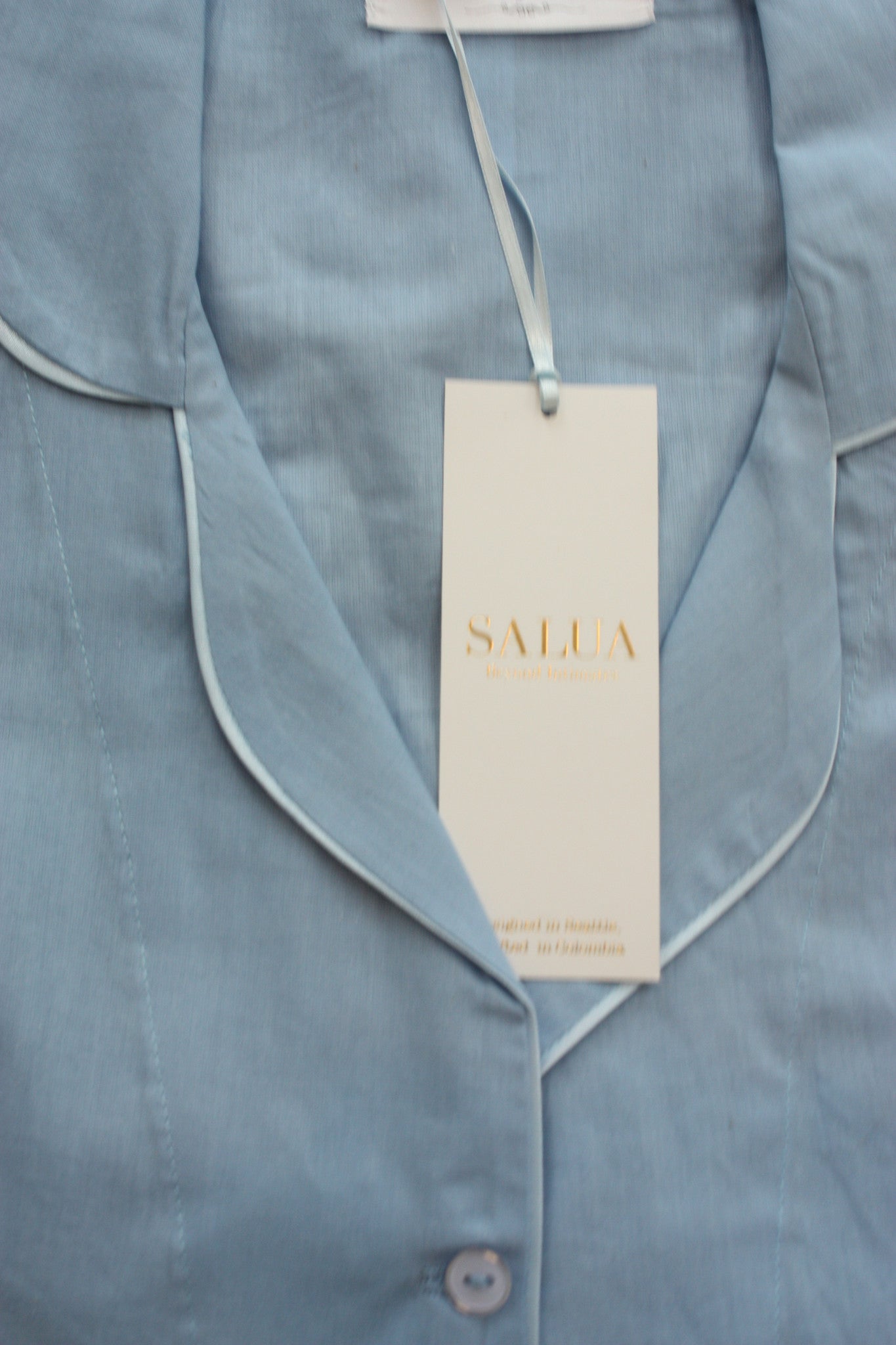 Classic Sleep Shirt in Woven Cotton Salua Lingerie