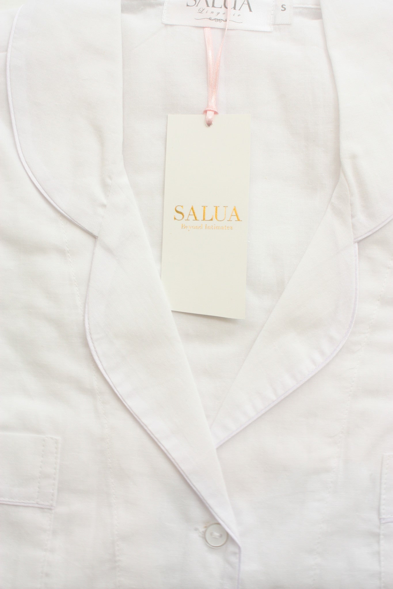 Classic Sleep Shirt in Woven Cotton Salua Lingerie