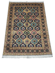 Hand-Knotted Afghani Heart Shape Wool Rug – 6’6″ x 9’2″ Rugistan