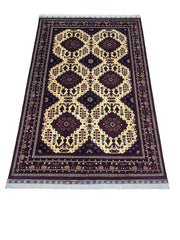 Hand-Knotted Afghani Zerkhaki Wool Rug – 6’6″ x 9’8″ Rugistan
