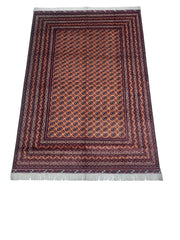 Hand-Knotted Afghani Mawri Wool Rug – 6’9″ x 9’10″ Rugistan