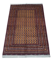 Hand-Knotted Afghani Mawri Wool Rug – 6’5″ x 9’4″ Rugistan