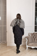Genuine Silver Fox Fur Collar-Hood Down Winter Coat Alaska® Outerwear Company