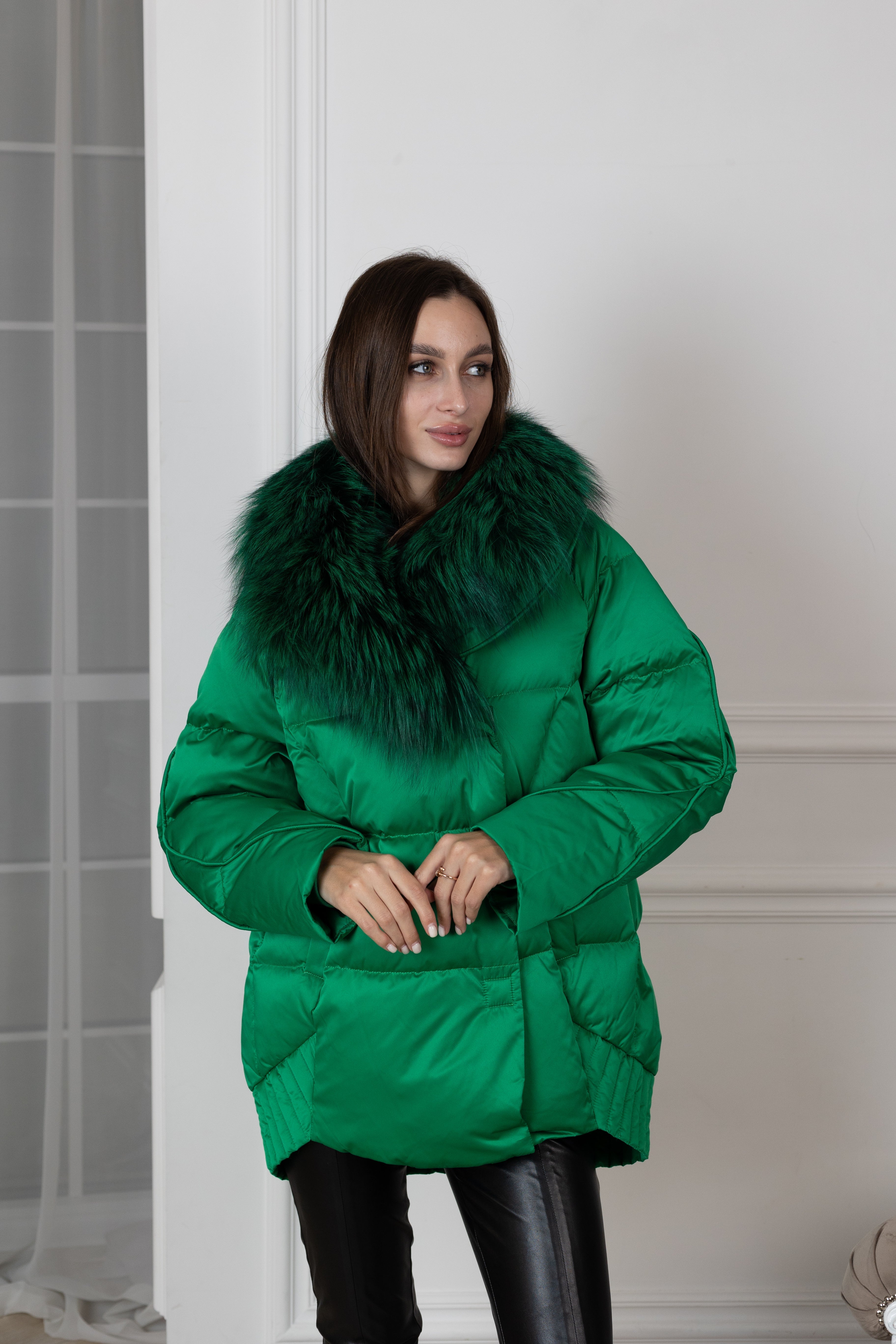 Genuine Silver Fox Premium Down Fill Coat Alaska® Outerwear Company