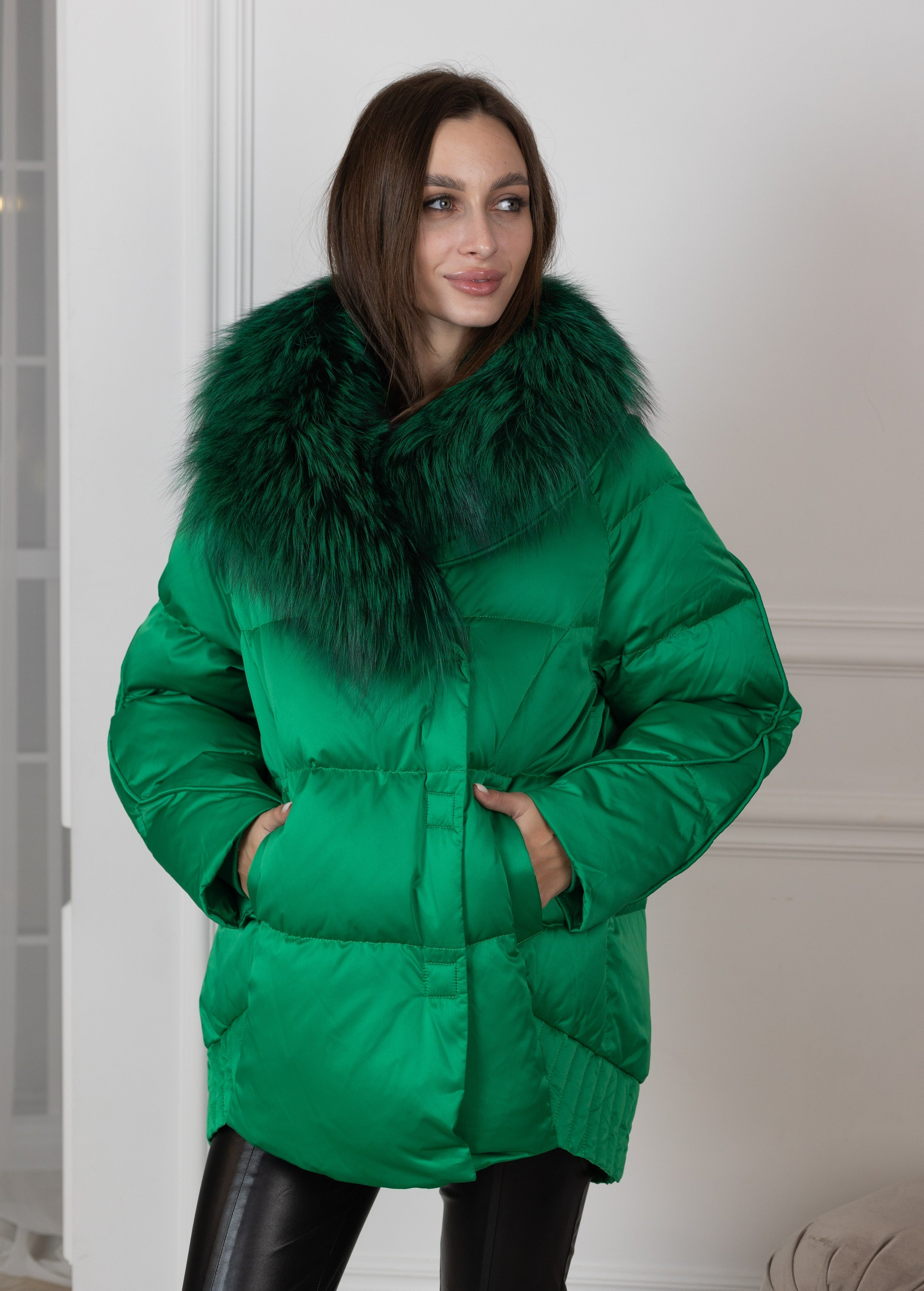 Genuine Silver Fox Premium Down Fill Coat Alaska® Outerwear Company