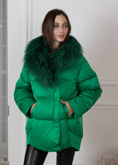 Genuine Silver Fox Premium Down Fill Coat Alaska® Outerwear Company