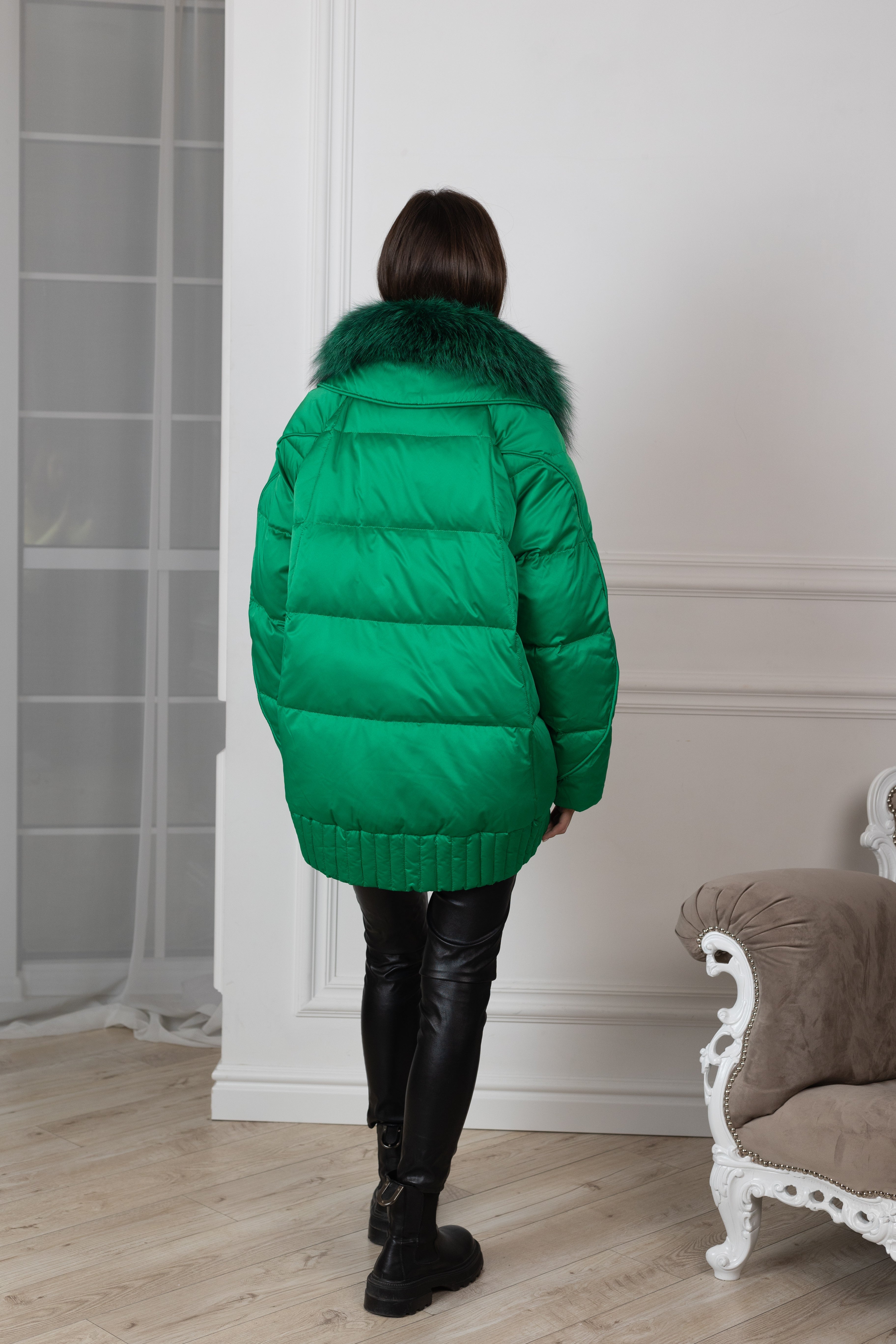 Genuine Silver Fox Premium Down Fill Coat Alaska® Outerwear Company