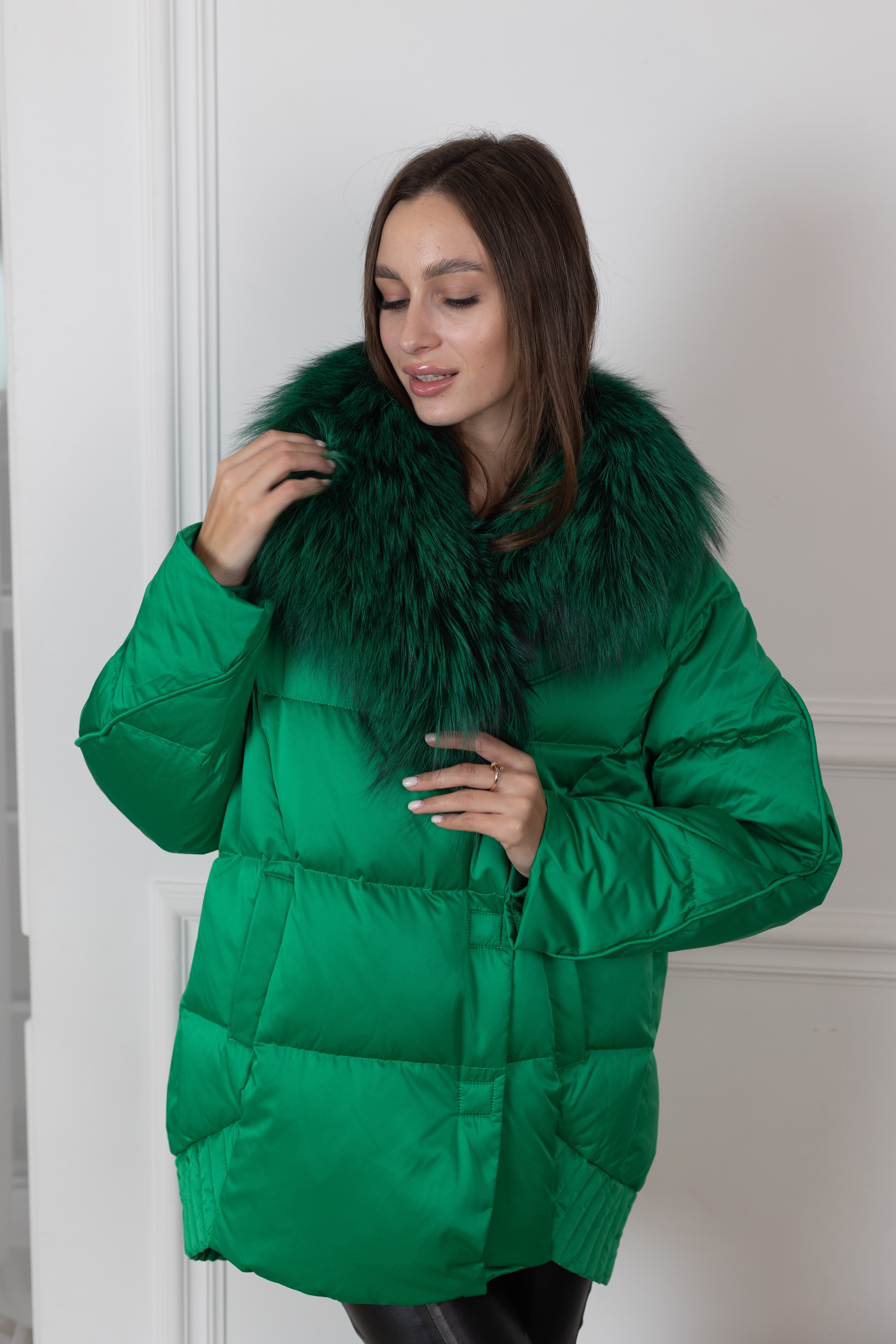 Genuine Silver Fox Premium Down Fill Coat Alaska® Outerwear Company